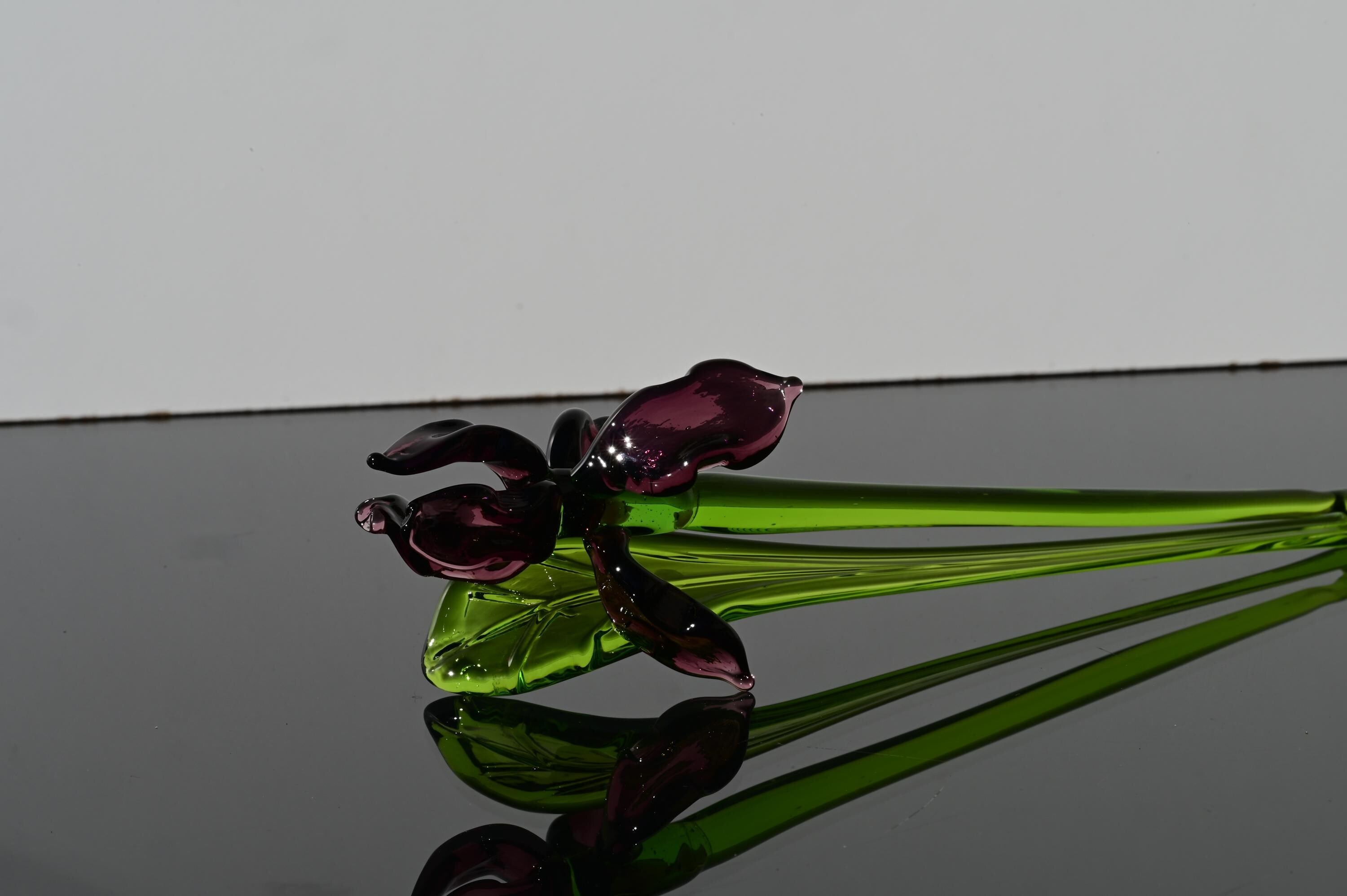 "Seraphina" Purple Glass Iris