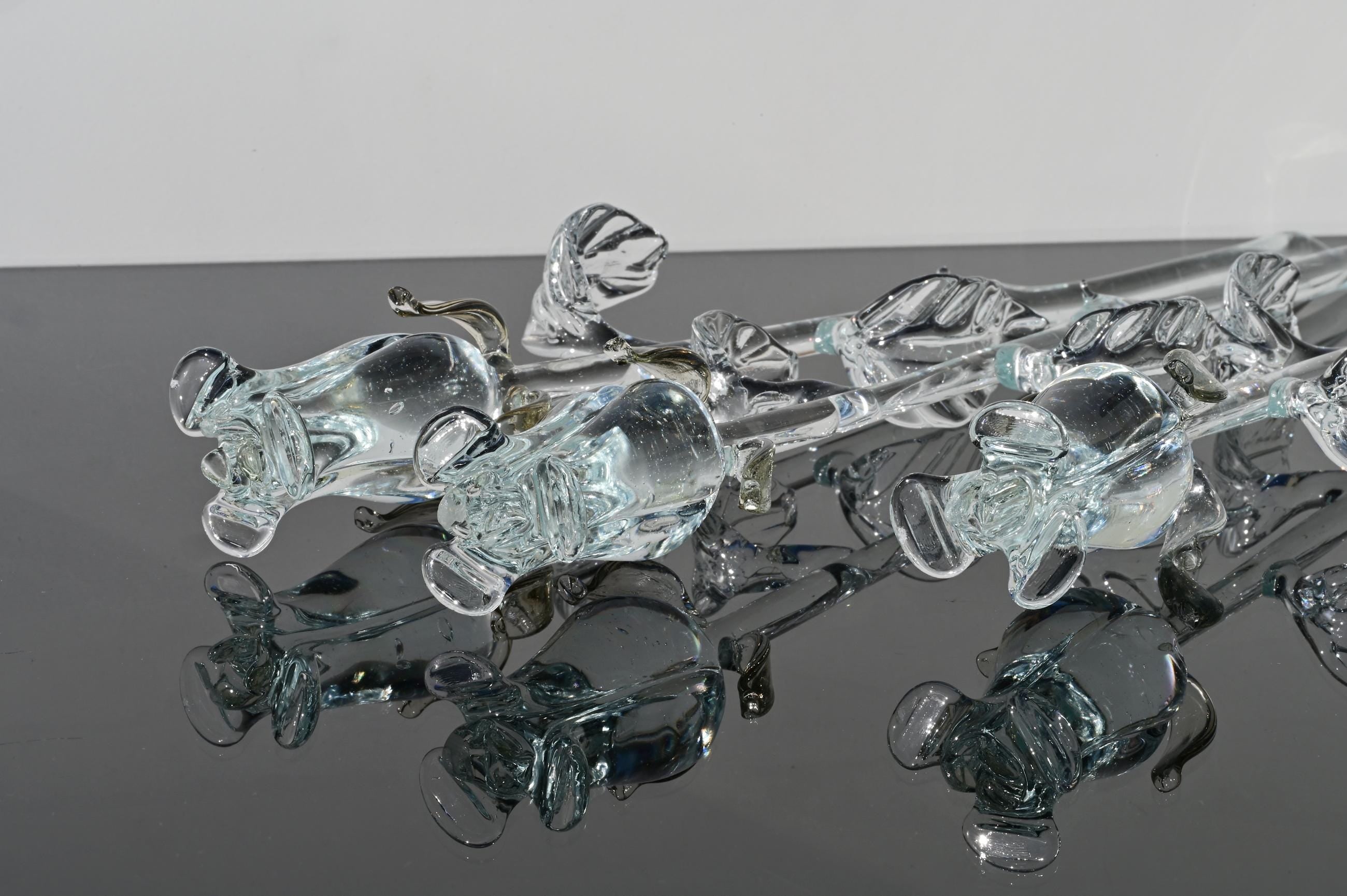 "Vera" Clear Rose Flower