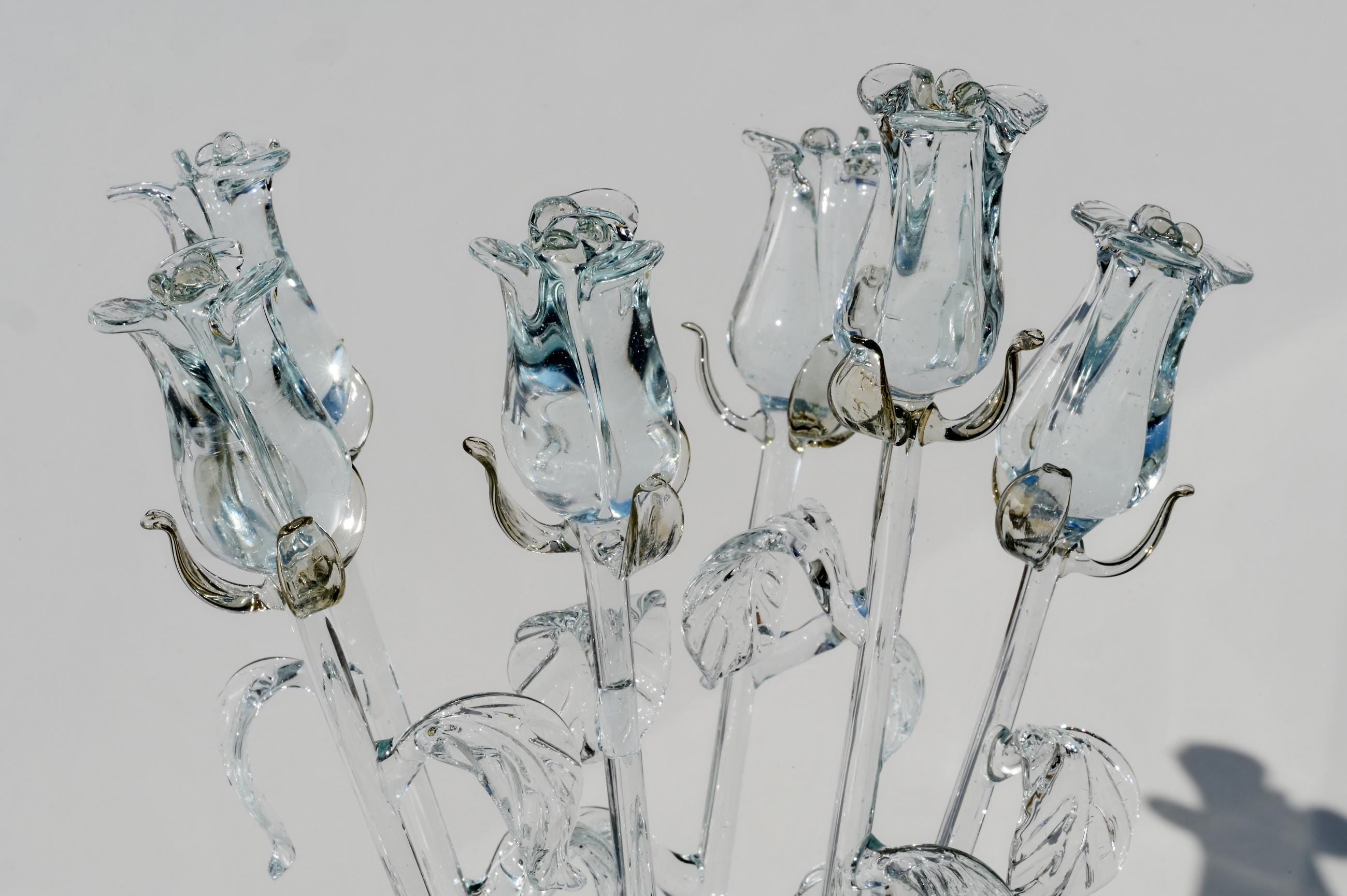 "Vera" Clear Rose Flower